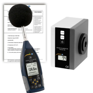 Máy đo độ ồn SPL loại 1 PCE PCE-430-SC 09-ICA bao gồm Chứng nhận hiệu chuẩn ISO