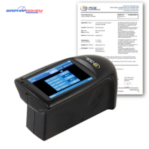 Máy đo độ bóng PCE PCE-IGM 60 ICA bao gồm chứng chỉ hiệu chuẩn ISO