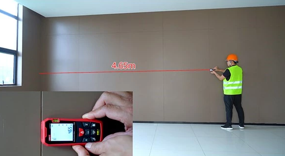 Thiết bị đo khoảng cách UNI-T LM100A 8 Thiết bị đo khoảng cách UNI-T LM100A - Ảnh 4