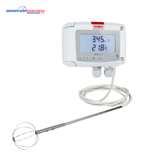 Máy đo tốc độ gió, lưu lượng gió KIMO CTV 210 8 Máy đo tốc độ gió, lưu lượng gió KIMO CTV 210 - Ảnh 4