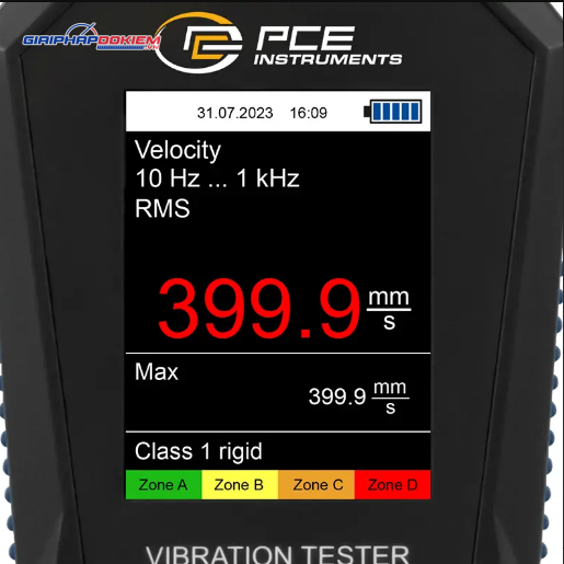 Máy đo gia tốc PCE PCE-VT 3900 15 Máy đo gia tốc PCE PCE-VT 3900 - Ảnh 4