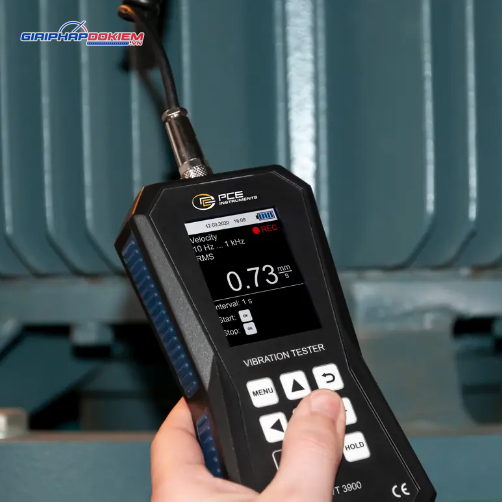 Máy đo gia tốc PCE PCE-VT 3900S-ICA bao gồm Chứng nhận hiệu chuẩn ISO 12 Máy đo gia tốc PCE PCE-VT 3900S-ICA bao gồm Chứng nhận hiệu chuẩn ISO - Ảnh 2