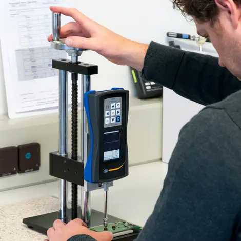 Máy đo lực PCE PCE-DFG N 500-ICA bao gồm Giấy chứng nhận hiệu chuẩn ISO 28 PCE PCE-DFG N 500-ICA