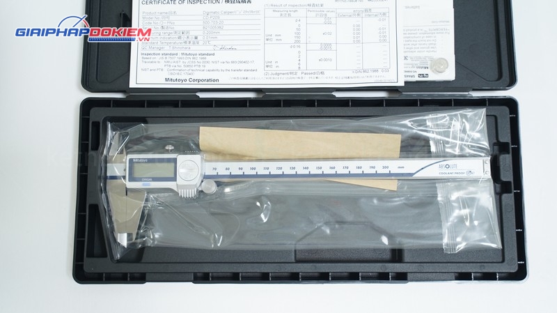 Thước cặp điện tử Mitutoyo 500-703-20 0-200mm x 0.01 14 Thước cặp điện tử Mitutoyo 500-703-20 0-200mm x 0.01 - Ảnh 7
