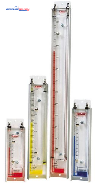 Áp kế chất lỏng chữ U, dạng đứng KIMO GF 134 9 Áp kế chất lỏng chữ U, dạng đứng KIMO GF 134 - Ảnh 4