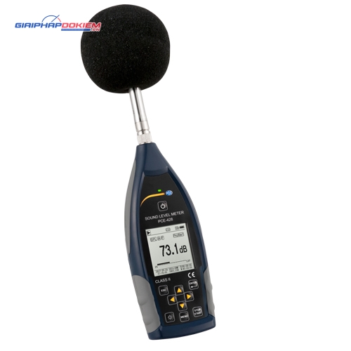 Máy đo độ ồn SPL loại 1 PCE PCE-430-SC 09-ICA bao gồm Chứng nhận hiệu chuẩn ISO 13 Máy đo độ ồn SPL loại 1 PCE PCE-430-SC 09-ICA bao gồm Chứng nhận hiệu chuẩn ISO - Ảnh 4