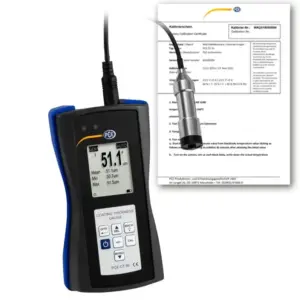 Máy đo độ dày PCE PCE-CT 80-FN2-ICA bao gồm chứng chỉ hiệu chuẩn ISO