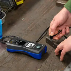 Máy đo độ dày PCE PCE-TG 150 F2.5-ICA bao gồm Giấy chứng nhận hiệu chuẩn ISO 31 pce instruments wall thickness gauge pce tg 150 f2.5 ica incl. iso calibration certificate 6046221 2264068