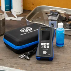 Máy đo độ dày PCE PCE-TG 150 F2.5-ICA bao gồm Giấy chứng nhận hiệu chuẩn ISO 34 pce instruments wall thickness gauge pce tg 150 f2.5 ica incl. iso calibration certificate 6046221 2264071