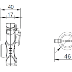 Máy đo khí NO2 Senko SGTP-NO2 (0~20ppm) 17 stg drawing2 2