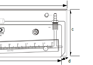 Áp kế chất lỏng KIMO TX50 10 tai xuong 1
