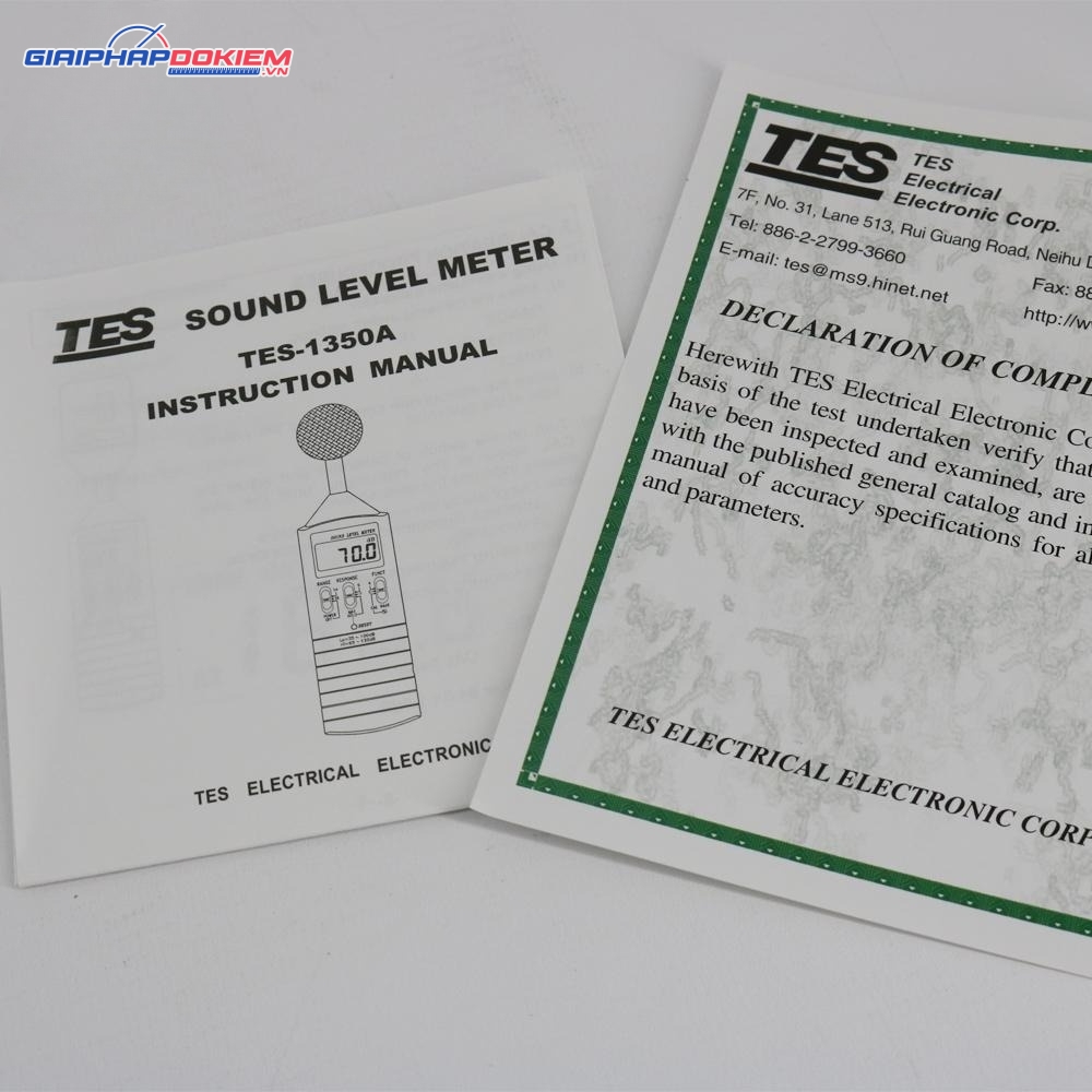 Máy đo độ ồn TES 1350A 10 Máy đo độ ồn TES 1350A - Ảnh 5