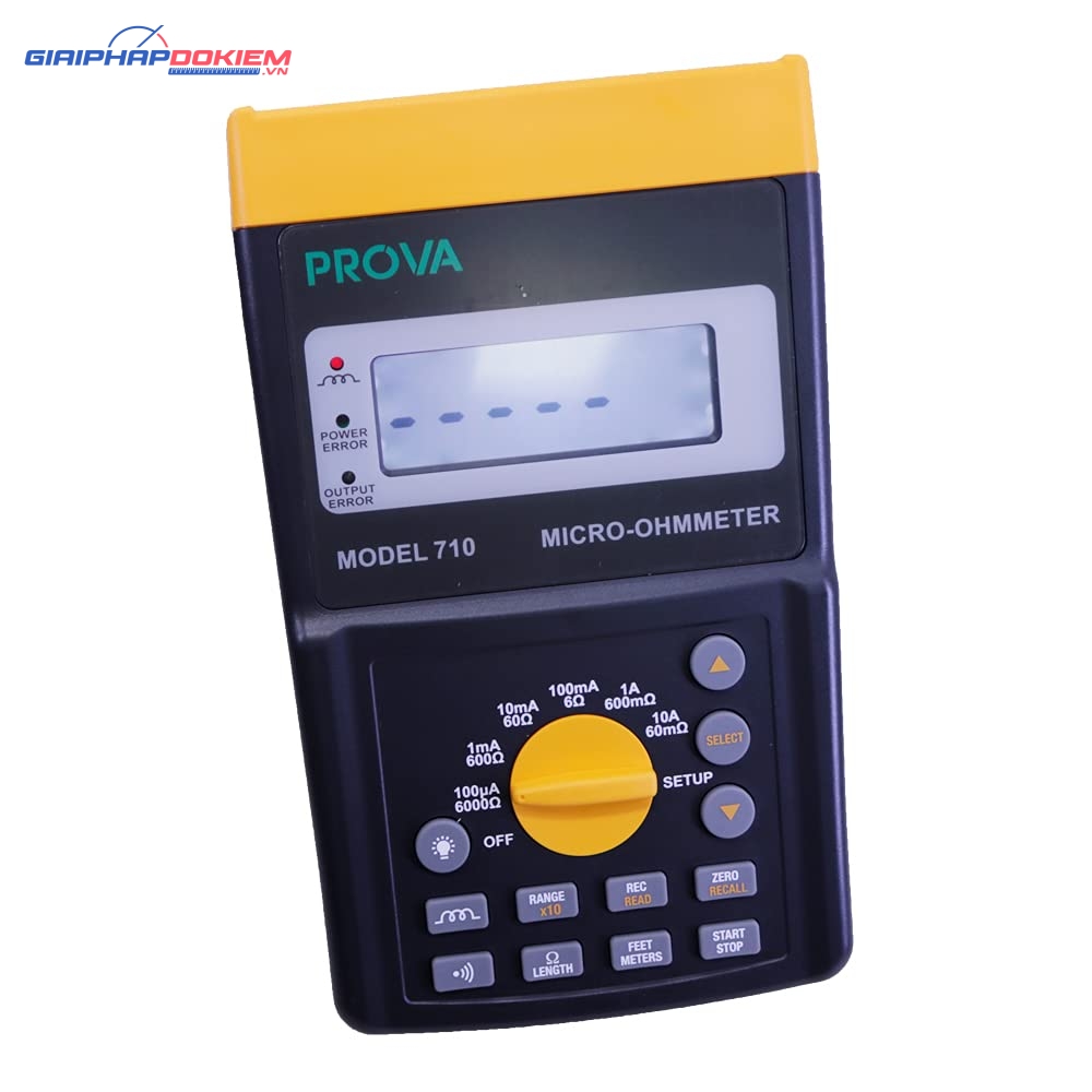 Máy đo điện trở thấp Prova 710 17 Máy đo điện trở thấp Prova 710