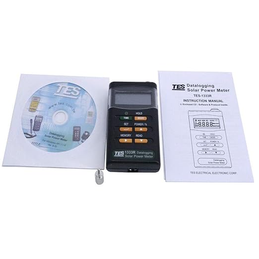 Máy đo năng lượng mặt trời TES 1333R 12 Máy đo năng lượng mặt trời TES 1333R - Ảnh 5