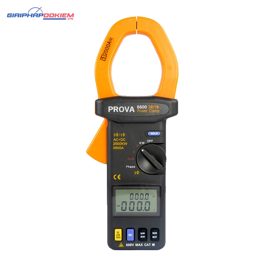 Thiết bị đo công suất PROVA 6600 5 Thiết bị đo công suất PROVA 6600