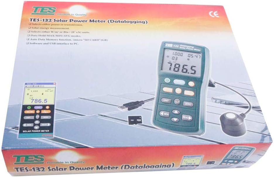 Máy đo năng lượng mặt trời TES 132 11 Máy đo năng lượng mặt trời TES 132 - Ảnh 4