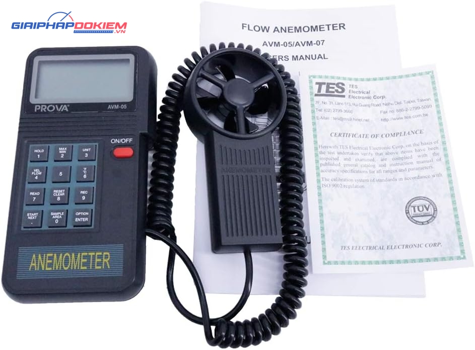 Máy đo tốc độ gió Prova AVM-05 13 Máy đo tốc độ gió Prova AVM-05 - Ảnh 4