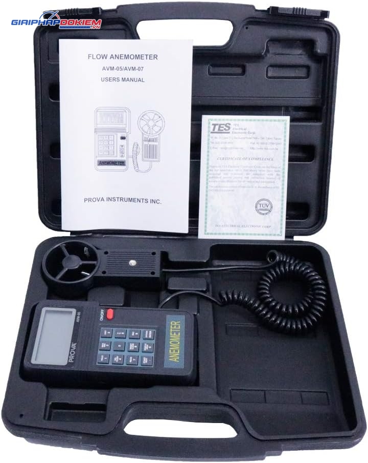 Máy đo tốc độ gió Prova AVM-05 18 Máy đo tốc độ gió Prova AVM-05 - Ảnh 9