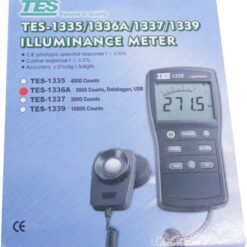 Máy đo cường độ ánh sáng TES 1336A 34 61dPHSiHoUL. AC SL1000