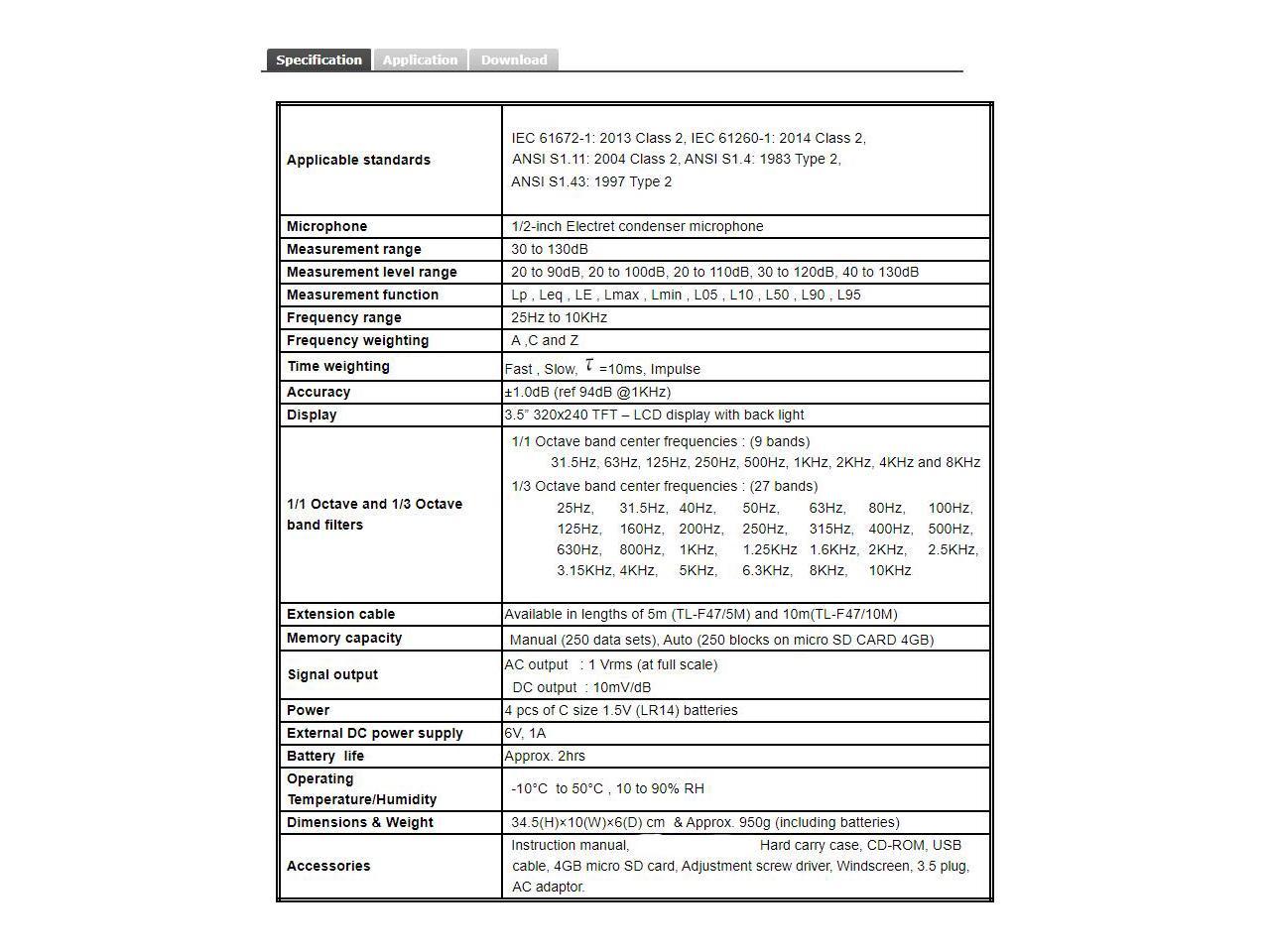 Máy đo âm thanh TES 1358C 12 Máy đo âm thanh TES 1358C - Ảnh 7