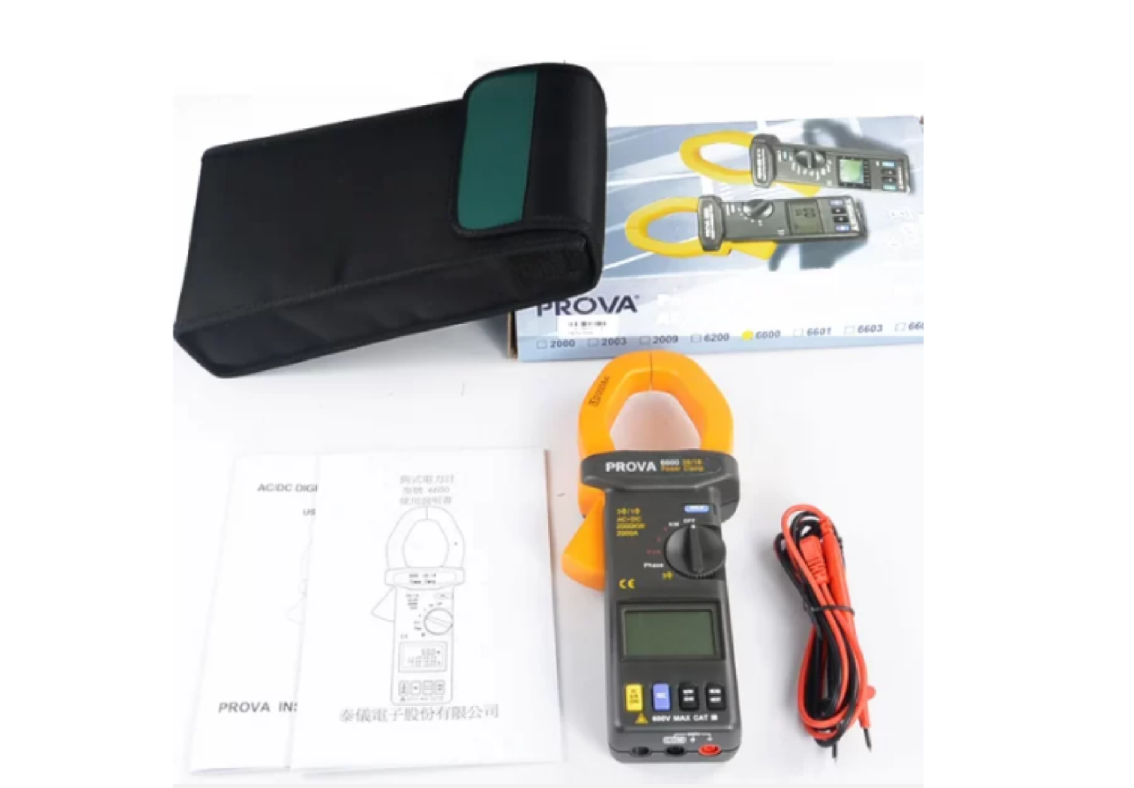 Ampe kìm đo công suất AC/DC Prova 6601 11 Ampe kìm đo công suất AC/DC Prova 6601 - Ảnh 5