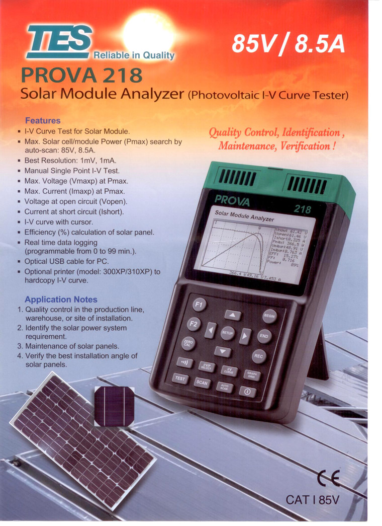 Máy phân tích PV PROVA 218 10 Máy phân tích PV PROVA 218 - Ảnh 5