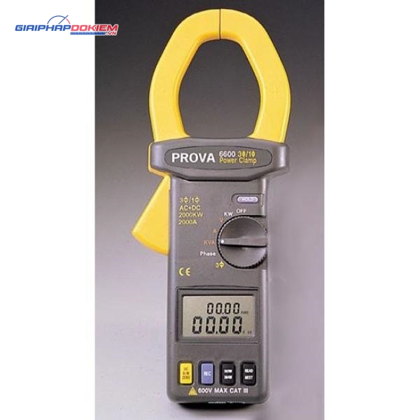 Thiết bị đo công suất PROVA 6600 8 Thiết bị đo công suất PROVA 6600