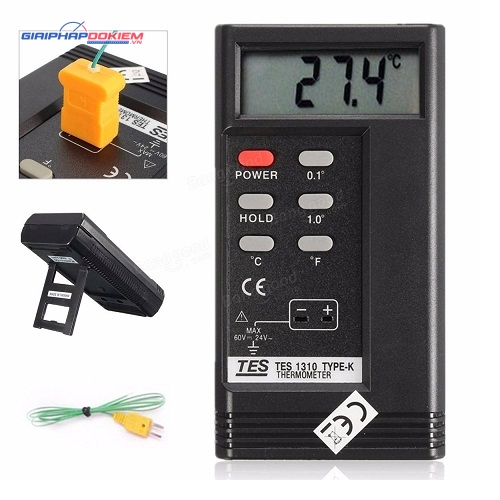 Máy đo nhiệt độ tiếp xúc TES 1310 12 Máy đo nhiệt độ tiếp xúc TES 1310 - Ảnh 2