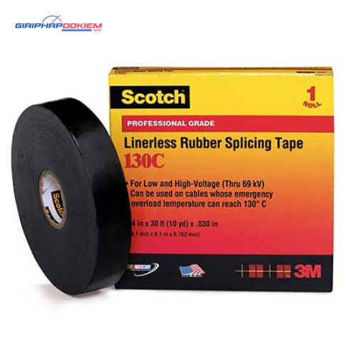 Băng keo cách điện 3M Scotch 130C 3 Băng keo cách điện 3M Scotch 130C