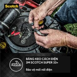 Băng keo cách điện vinyl 3M Scotch Super 33+ 7 bang keo cach dien vinyl 3m scotch super 33 Super 33 Plus Web 3
