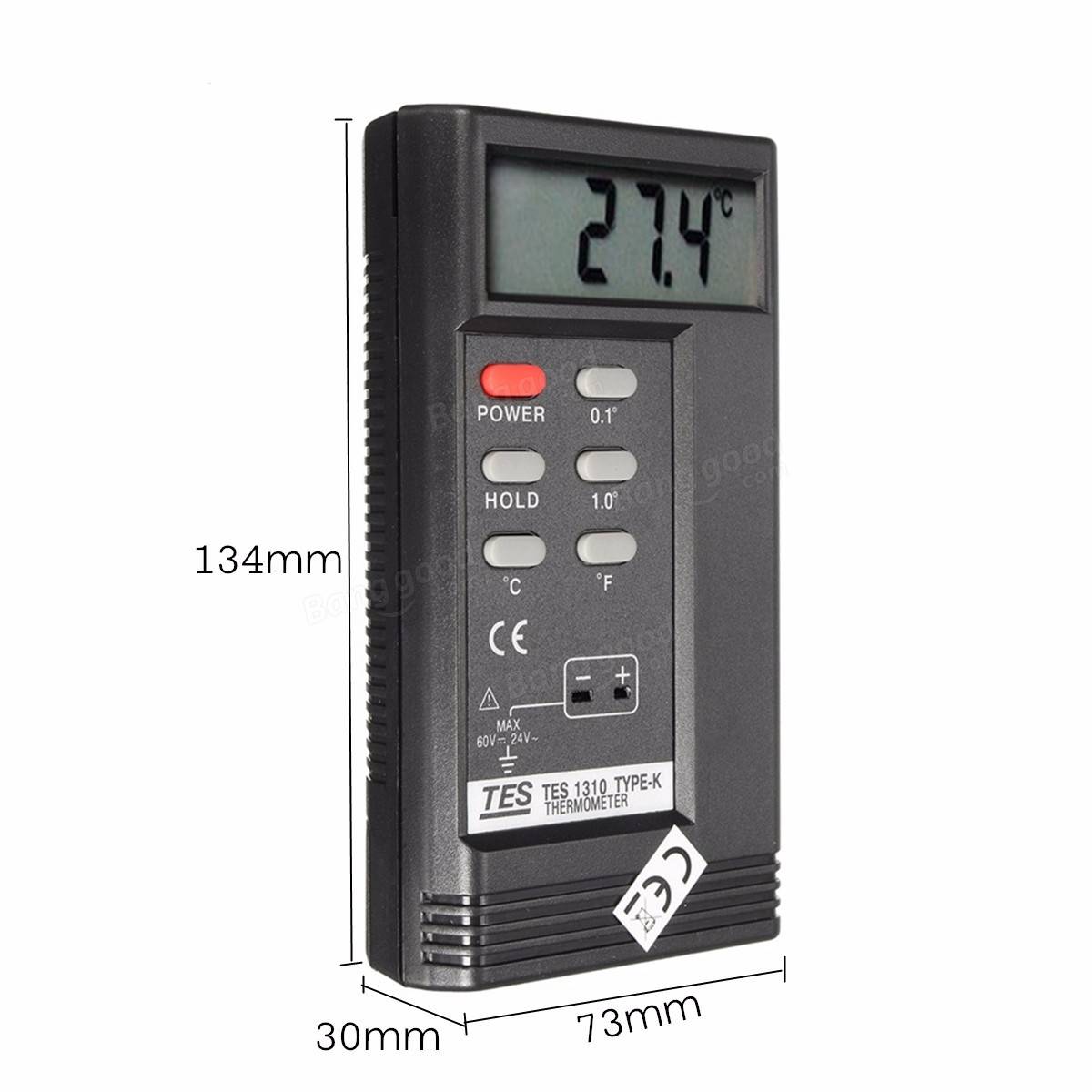 Máy đo nhiệt độ tiếp xúc TES 1310 22 Máy đo nhiệt độ tiếp xúc TES 1310 - Ảnh 12