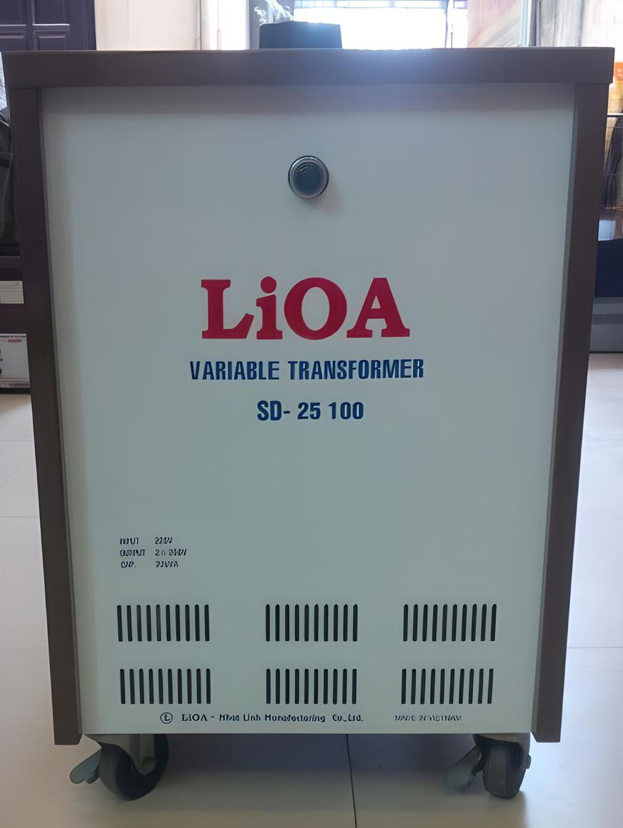 Biến Áp Vô Cấp 1 Pha LiOA SD-25100 3 Biến Áp Vô Cấp 1 Pha LiOA SD-25100