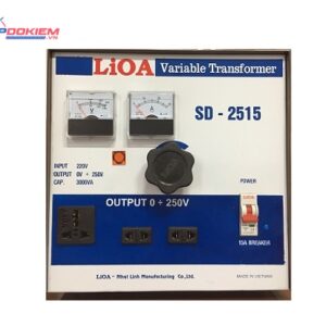 Biến Áp Vô Cấp 1 Pha LiOA SD-2515