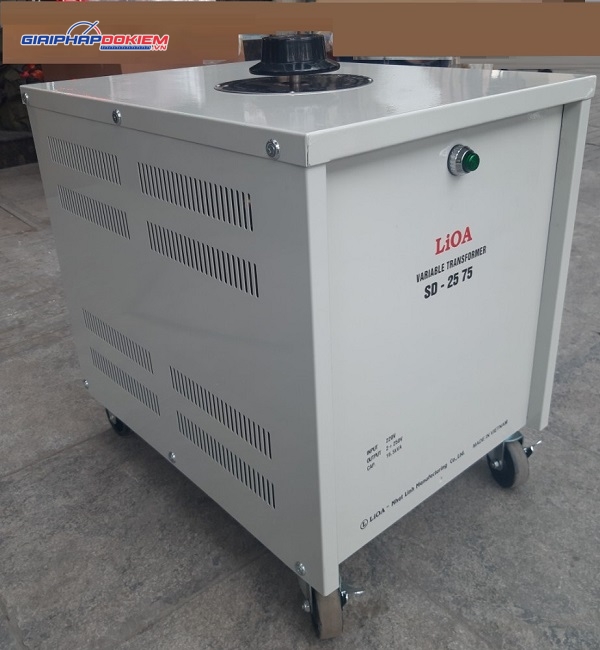 Biến Áp Vô Cấp 1 Pha LiOA SD-2575 1 Biến Áp Vô Cấp 1 Pha LiOA SD-2575