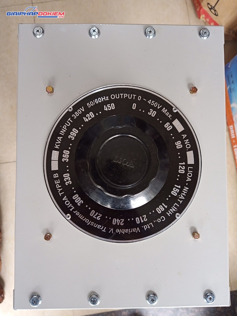 Biến Áp Vô Cấp 3 Pha LiOA S3-4350 3 Biến Áp Vô Cấp 3 Pha LiOA S3-4325