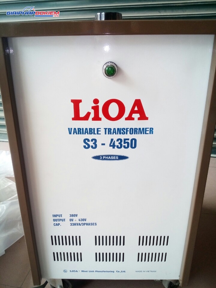 Biến Áp Vô Cấp 3 Pha LiOA S3-4350 2 Biến Áp Vô Cấp 3 Pha LiOA S3-4350