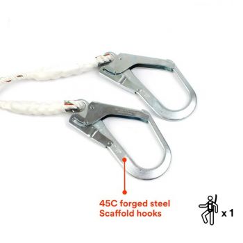 Dây an toàn 2 móc 3M Protecta 1390398 Dây an toàn 2 móc 3M Protecta 1390398