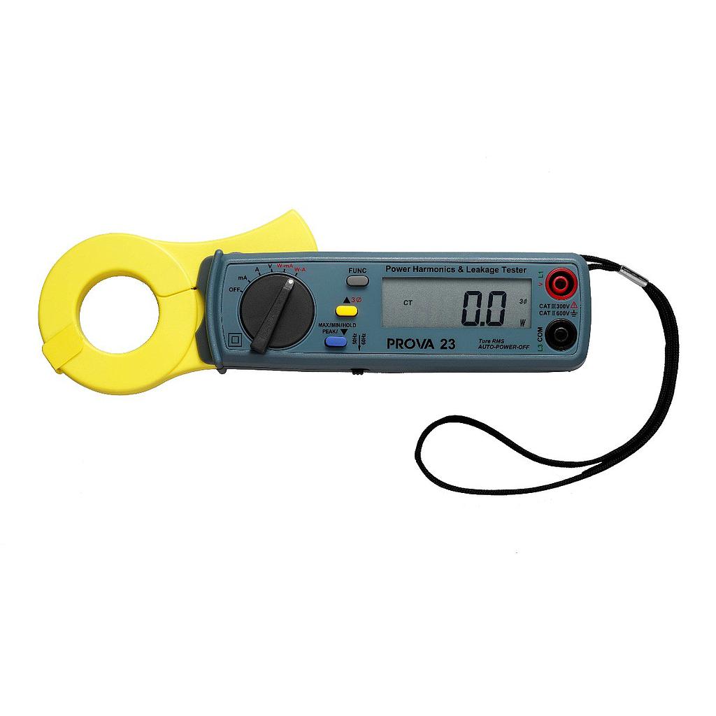 Ampe kìm đo dòng rò PROVA 23 23 Ampe kìm đo dòng rò PROVA 23 POWER HARMONICS AND LEAKAGE TESTER