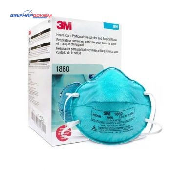 Khẩu trang tiêu chuẩn N95 3M 1860 1 Khẩu trang tiêu chuẩn N95 3M 1860