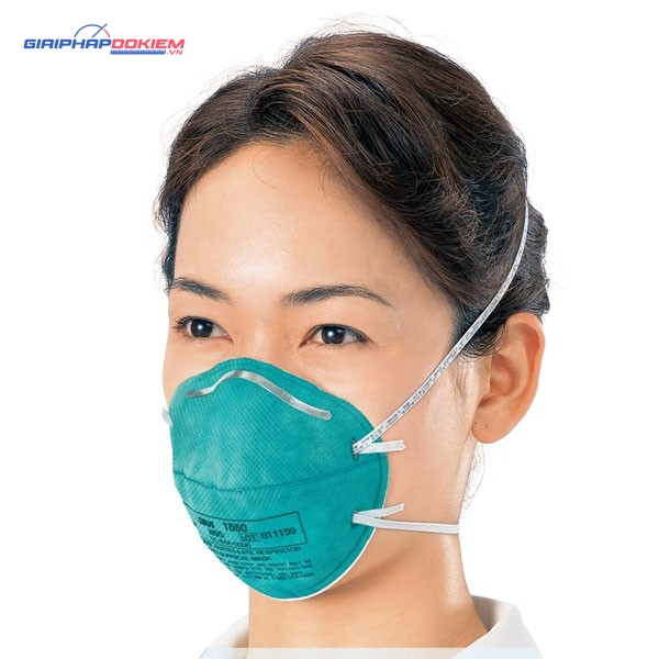 Khẩu trang tiêu chuẩn N95 3M 1860 4 Khẩu trang tiêu chuẩn N95 3M 1860