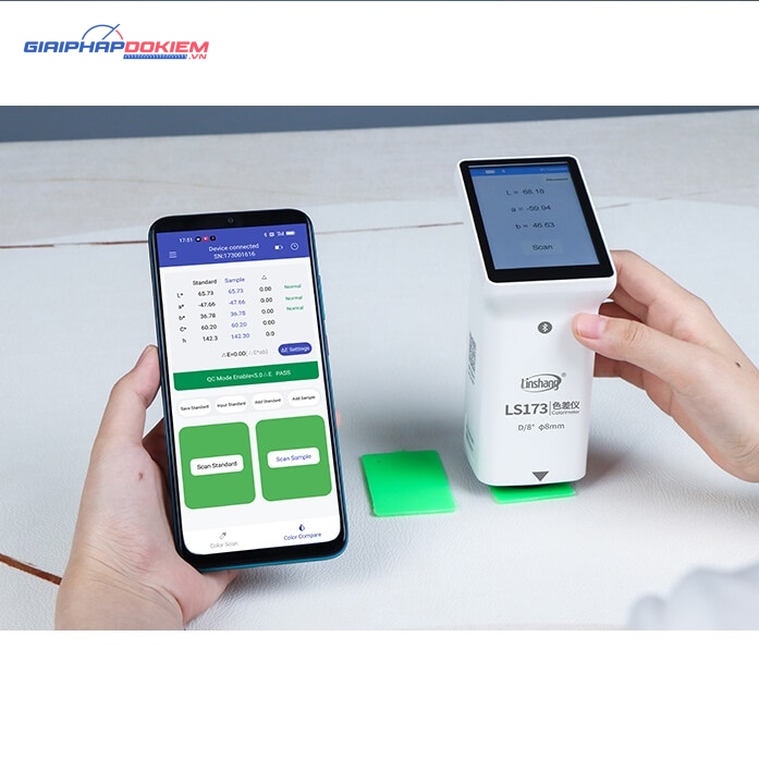 Máy đo kiểm so lệch màu Linshang LS173 20 Máy đo kiểm so lệch màu Linshang LS173