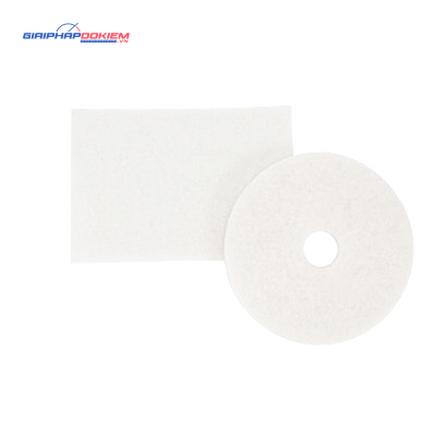 Miếng Pad Đánh Bóng Sàn 3M 4100 Màu Trắng 2 Miếng Pad Đánh Bóng Sàn 3M 4100 Màu Trắng