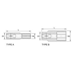Đầu tuýp lục giác 1/4" TOPTUL BAEE 3 p 160923 07834