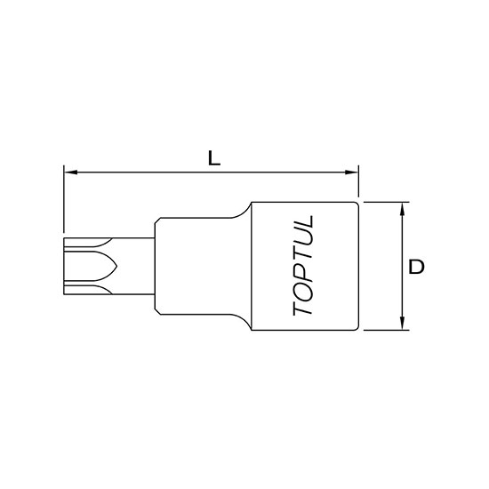 Đầu vít sao TOPTUL BCLA 2 Đầu vít sao TOPTUL BCLA - Ảnh 2