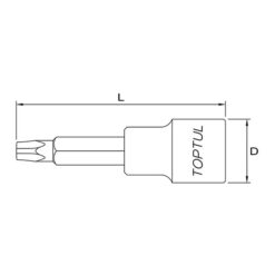 Tuýp đầu sao 1/2" TOPTUL BCOA 3 p 161003 09455