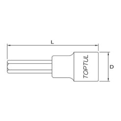 Vít lục giác dài TOPTUL BCIA 3 p 161003 09481