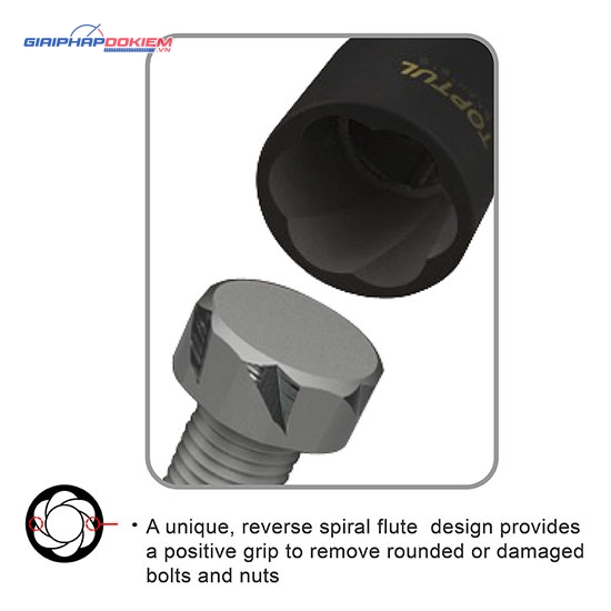 Tuýp mở ốc gãy 1/2" TOPTUL BAAK 3 Tuýp mở ốc gãy 1/2" TOPTUL BAAK - Ảnh 3