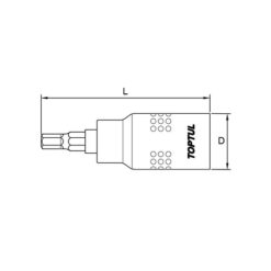 Đầu vít lục giác TOPTUL BCDA 3 p 180504 00385