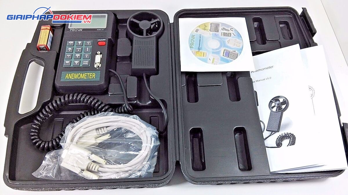 Máy đo tốc độ gió Prova AVM-07 18 Máy đo tốc độ gió Prova AVM-07 - Ảnh 4
