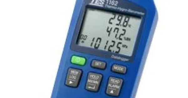 Máy đo nhiệt độ, độ ẩm, áp suất TES 1162 8 Máy đo nhiệt độ, độ ẩm, áp suất TES 1162 - Ảnh 4